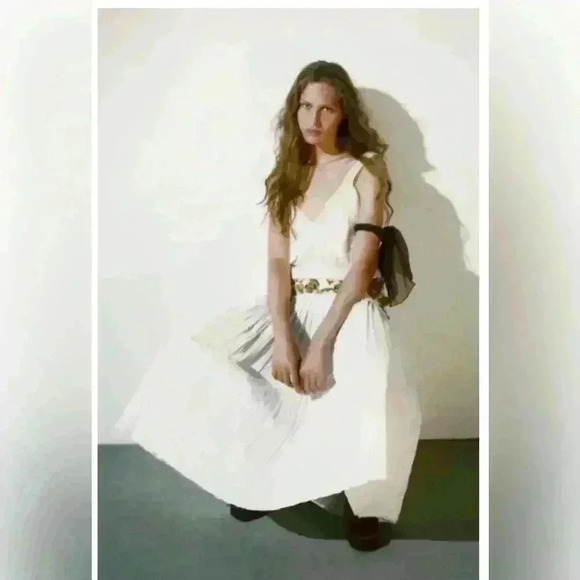 🔥🔥Zara Sequins midi skirt(oversized) - Picture 3 of 8